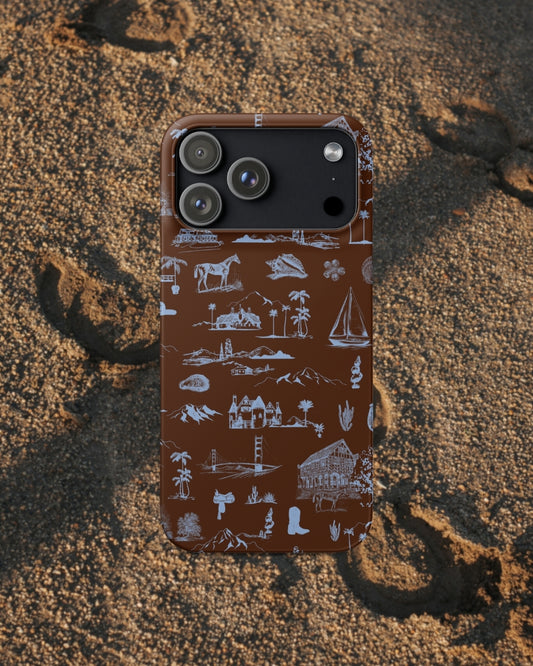 Saddle Brown iPhone Case