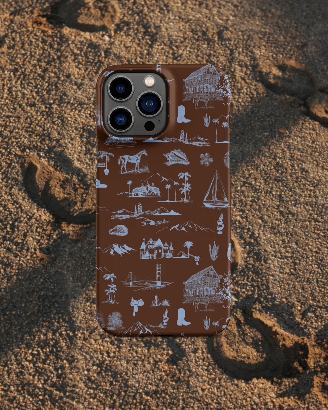 Saddle Brown iPhone Case