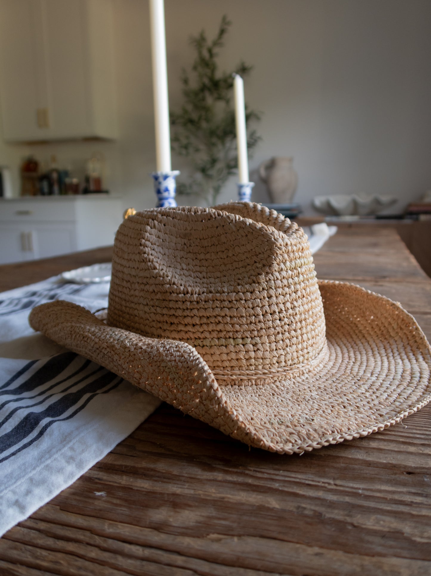 Raffia Cowboy Hat