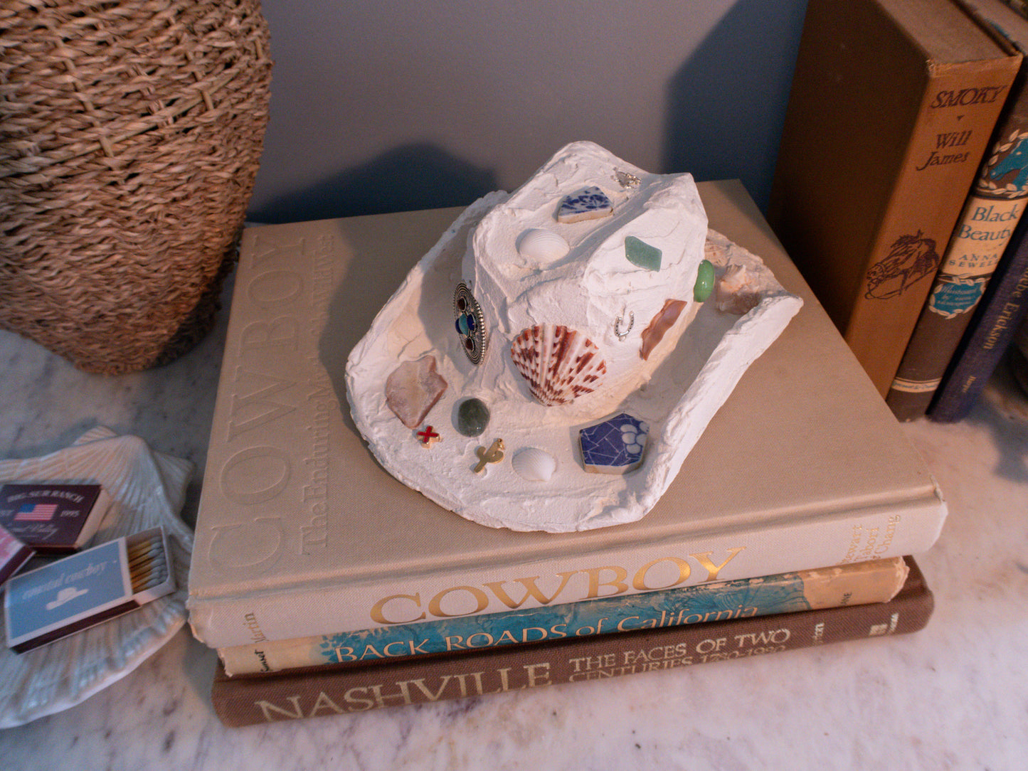 Seaside Mornings Mosaic Cowboy Hat
