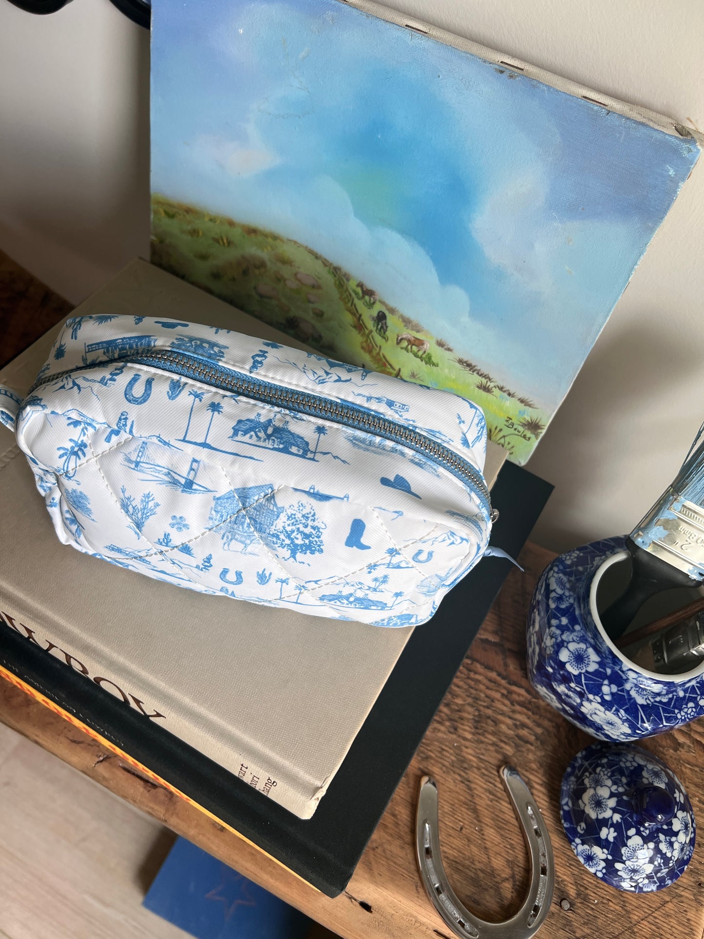 Toile Cosmetic Travel Bag