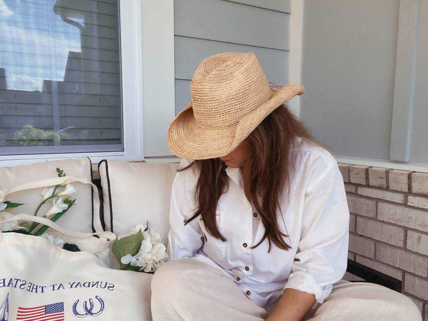Raffia Cowboy Hat