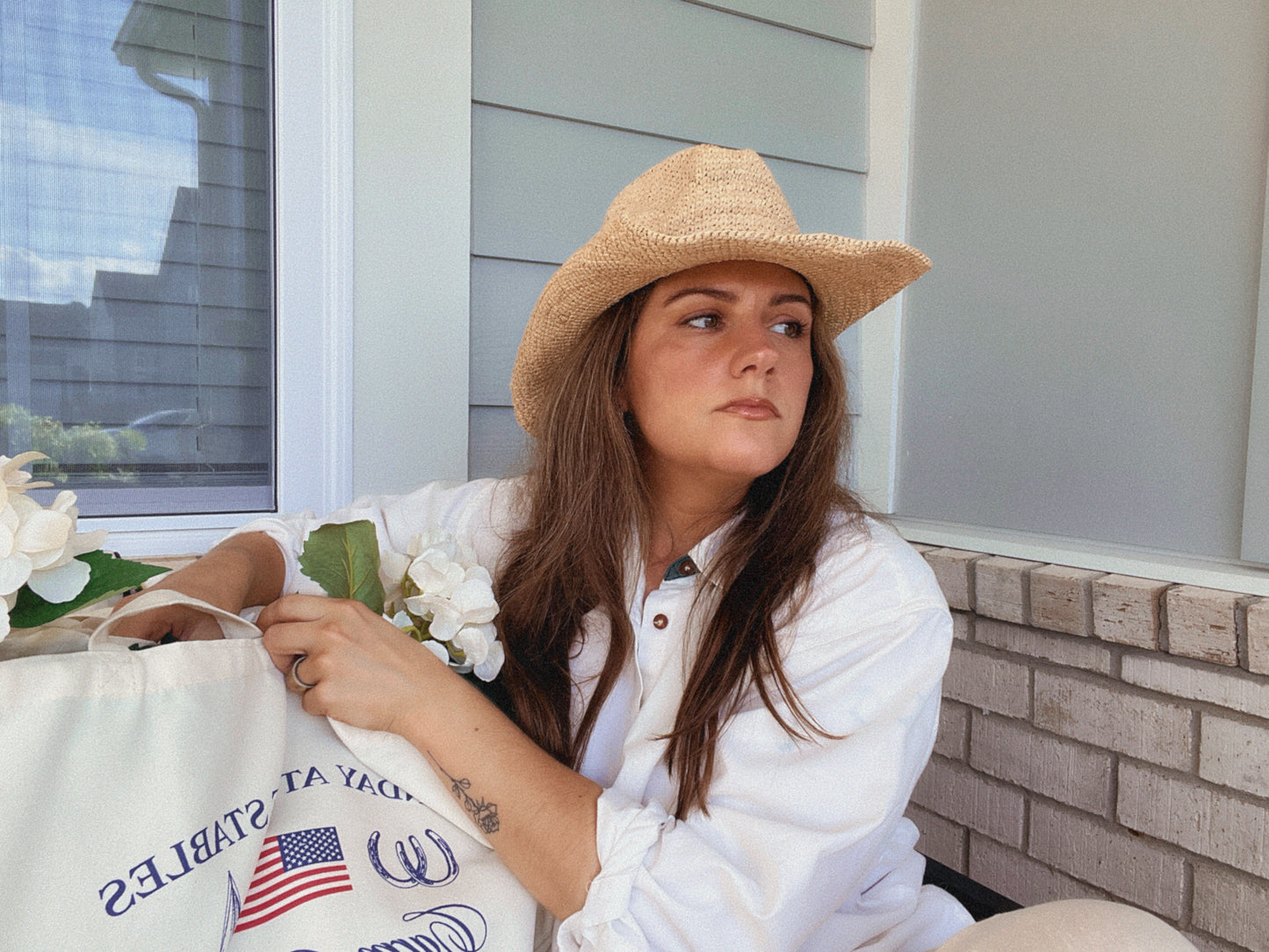 Raffia Cowboy Hat