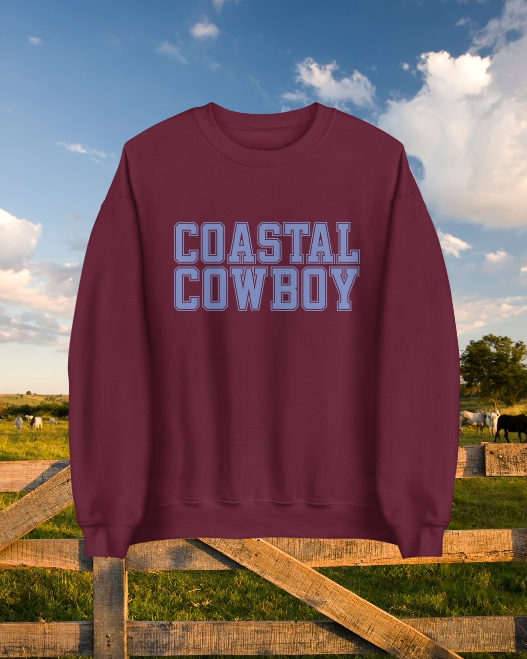 Maroon Varsity Crewneck