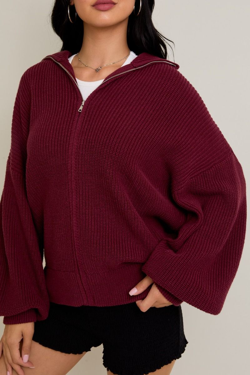 Monterey Knit Zip-Up