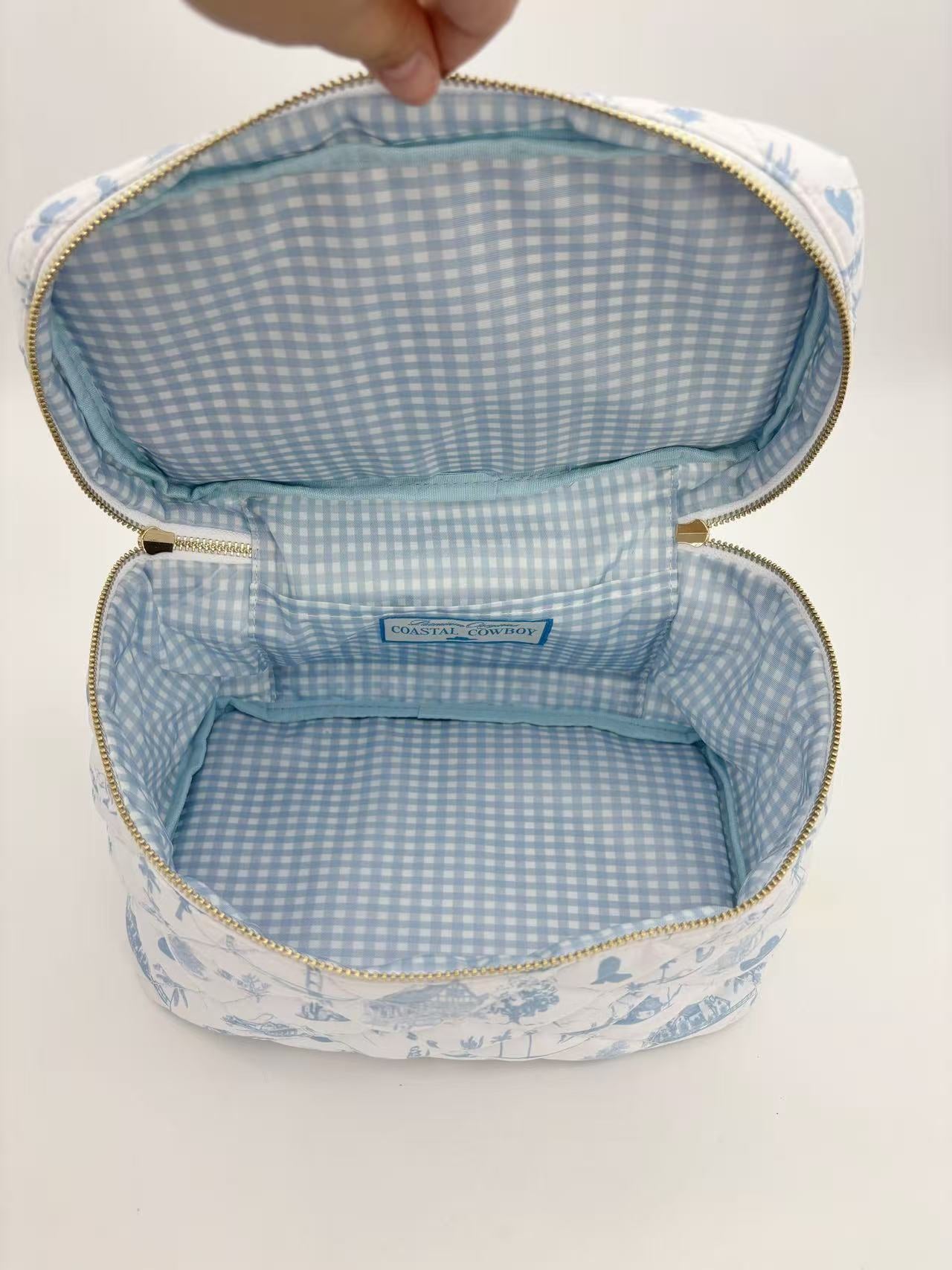 Coastal Cowboy® Toile Train Case