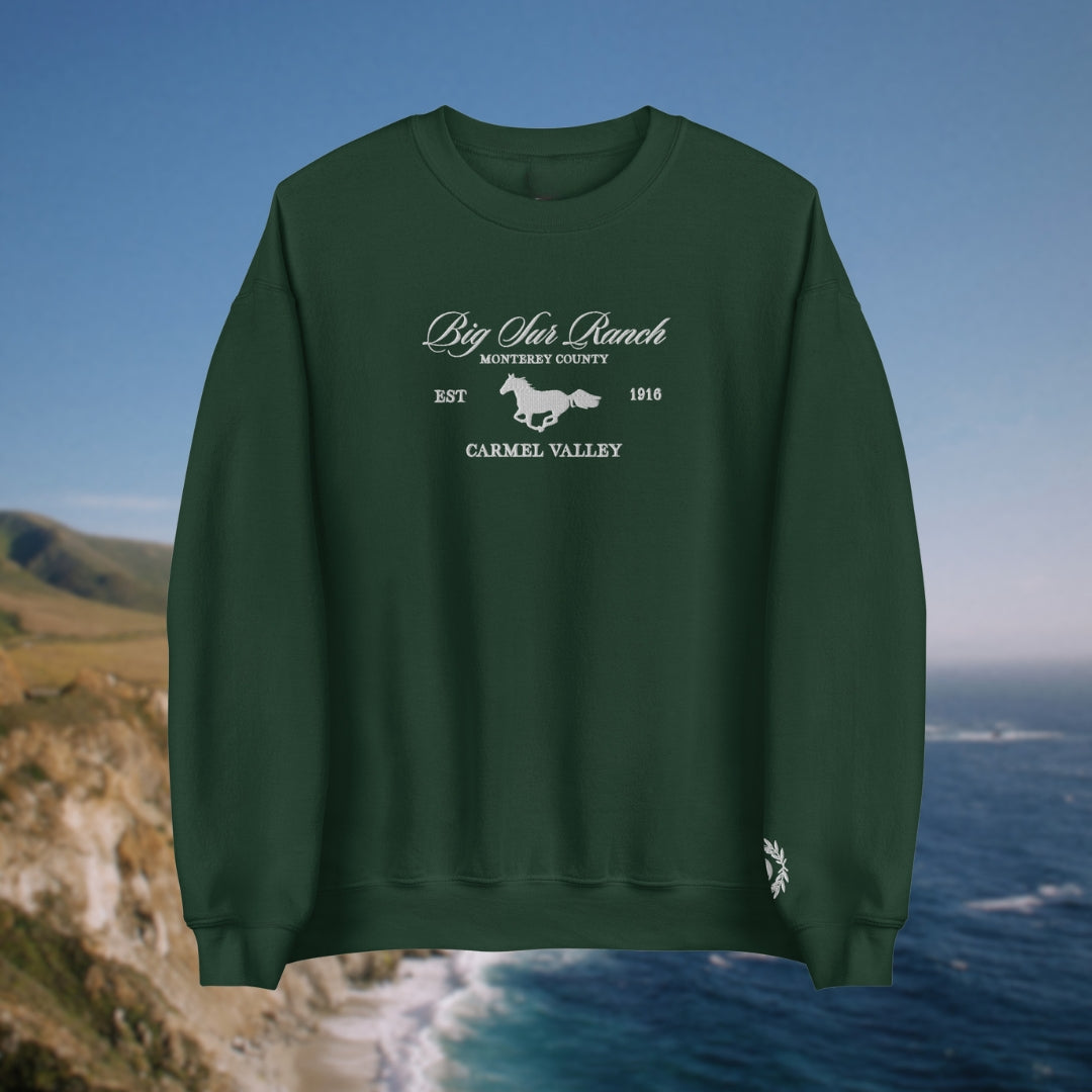 Big Sur Ranch Embroidered Crew