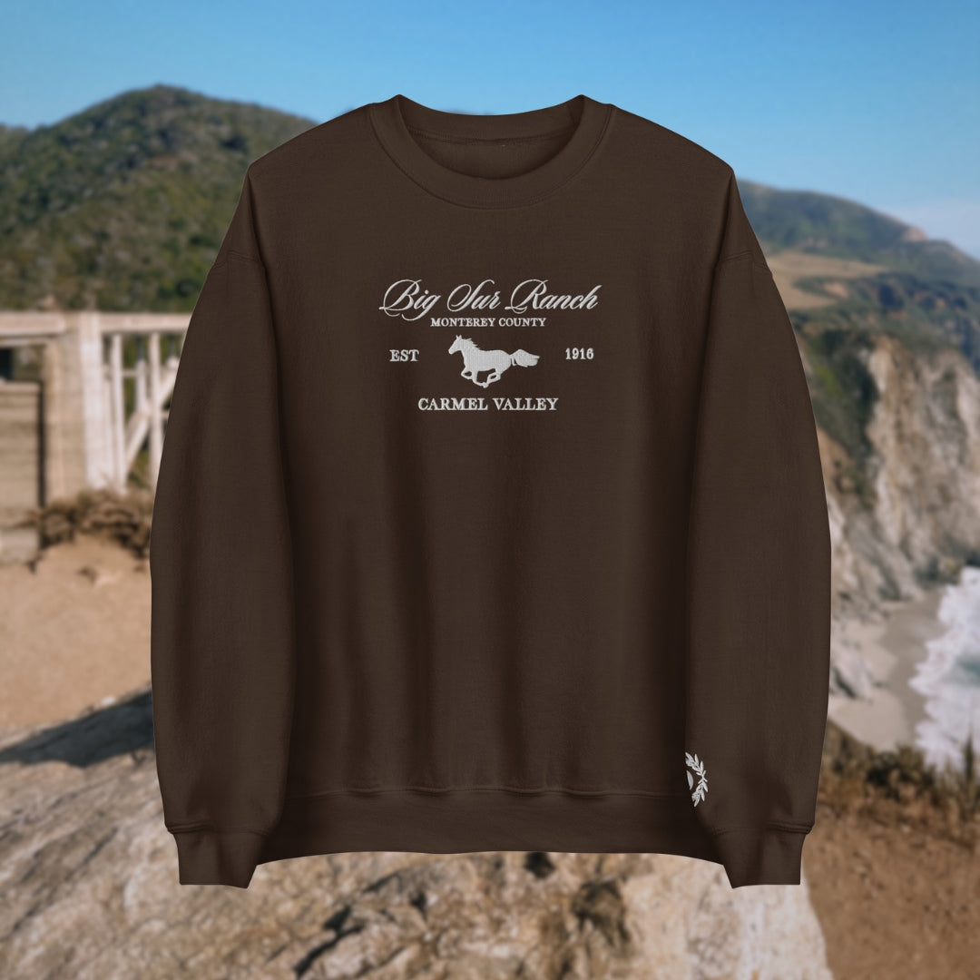 Big Sur Ranch Embroidered Crew
