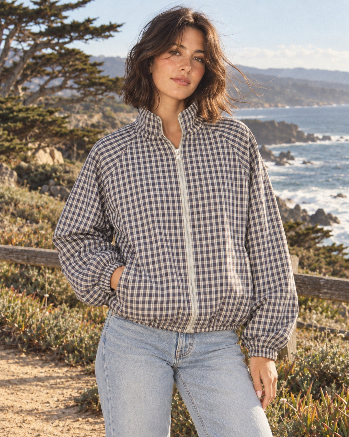 Coastline Reversible Wind Breaker Track Jacket