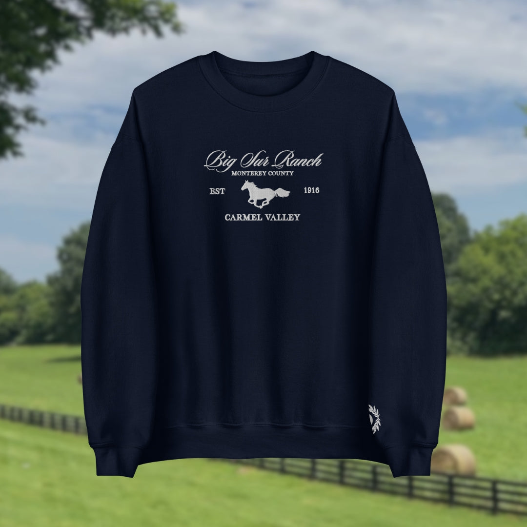 Big Sur Ranch Embroidered Crew