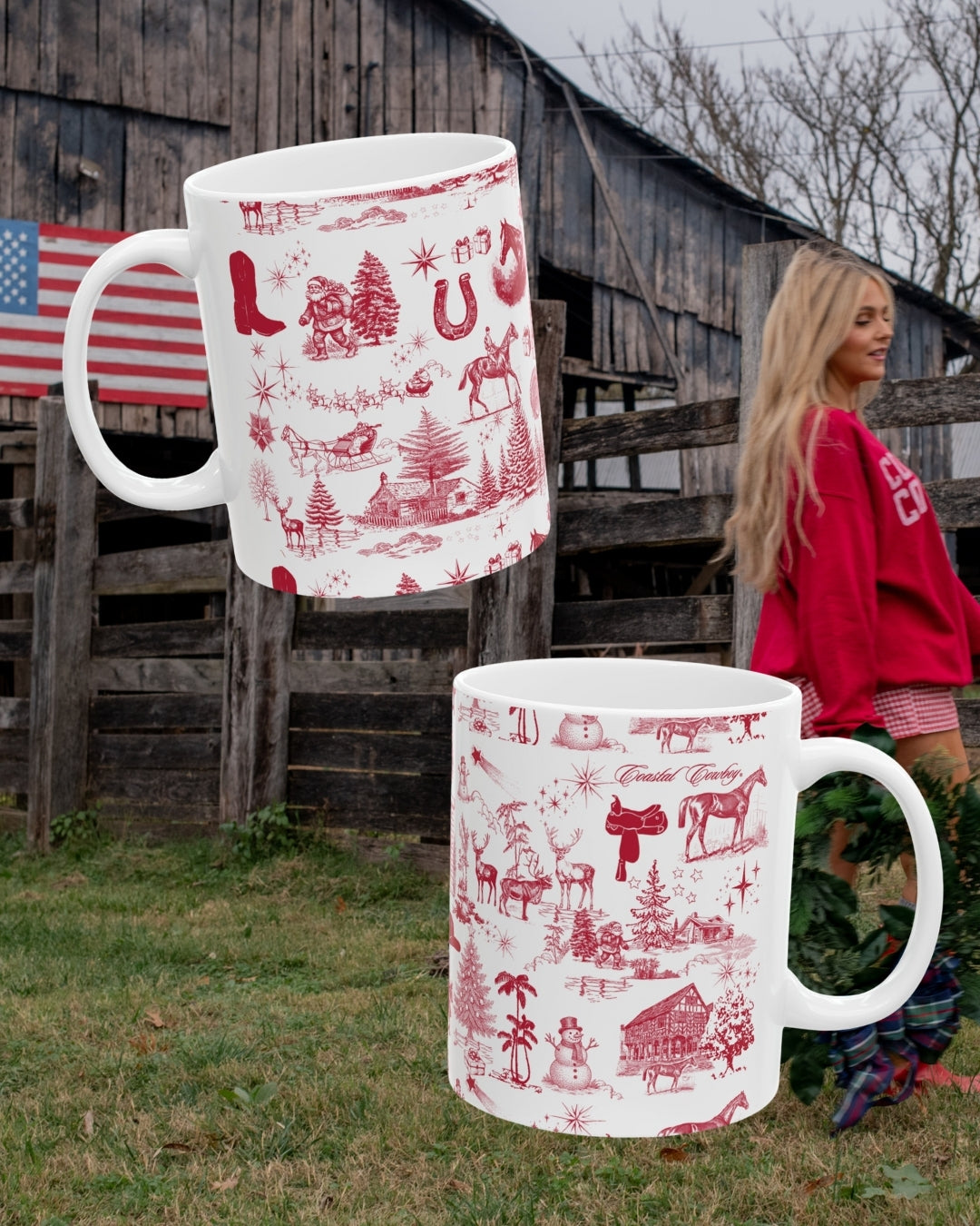 Cowboy Christmas Mug
