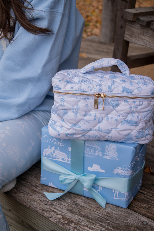 Coastal Cowboy® Toile Train Case