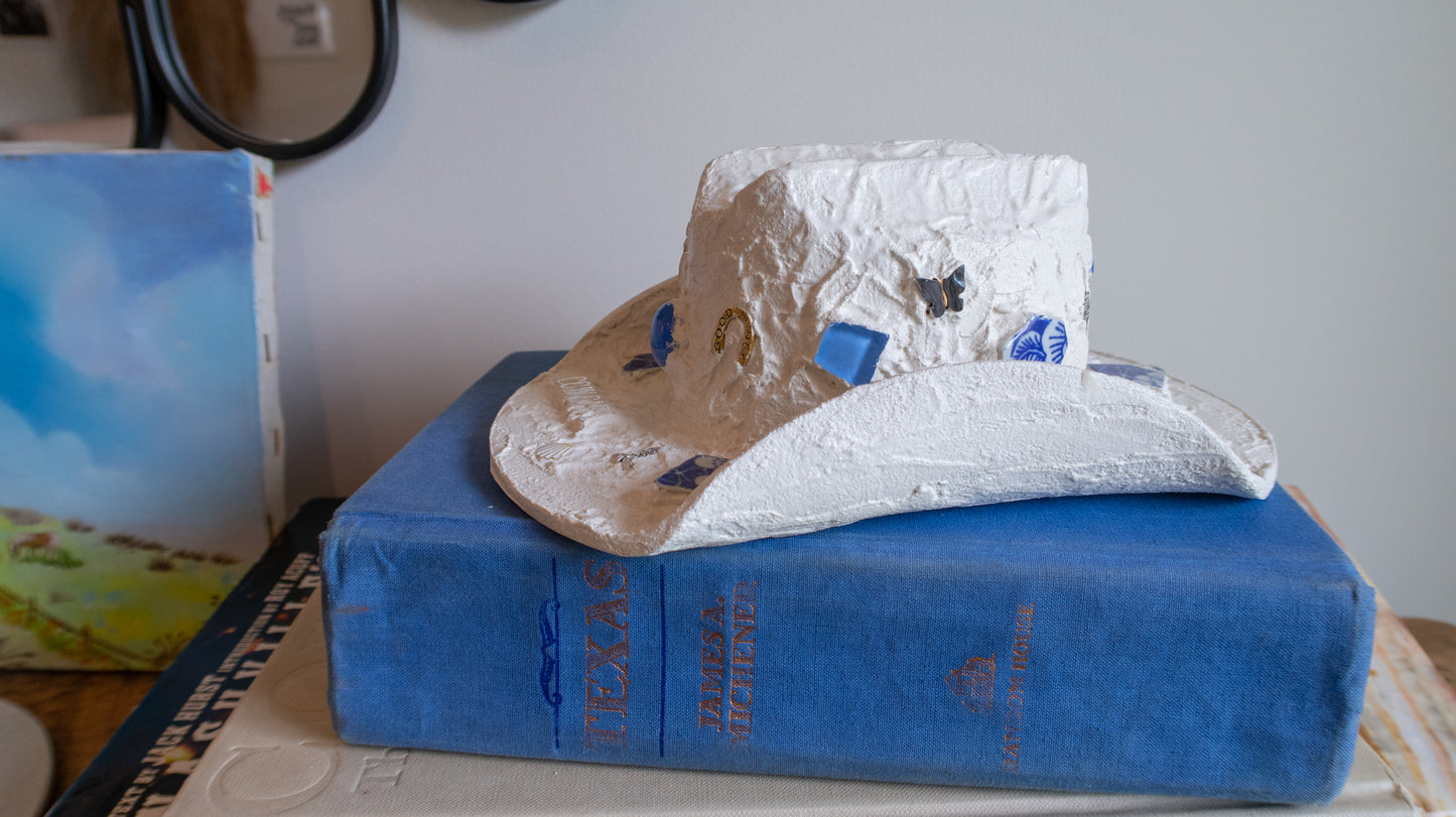 Coastal Cowgirl v3 Artisan Mosaic Cowboy Hat