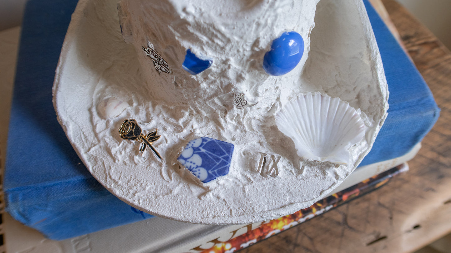 Coastal Cowgirl v3 Artisan Mosaic Cowboy Hat