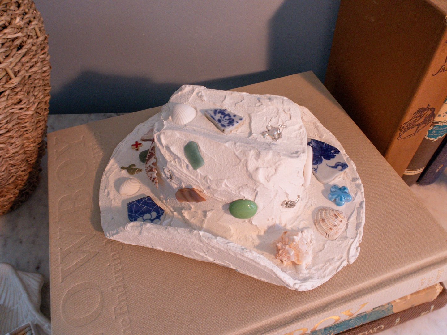 Seaside Mornings Mosaic Cowboy Hat