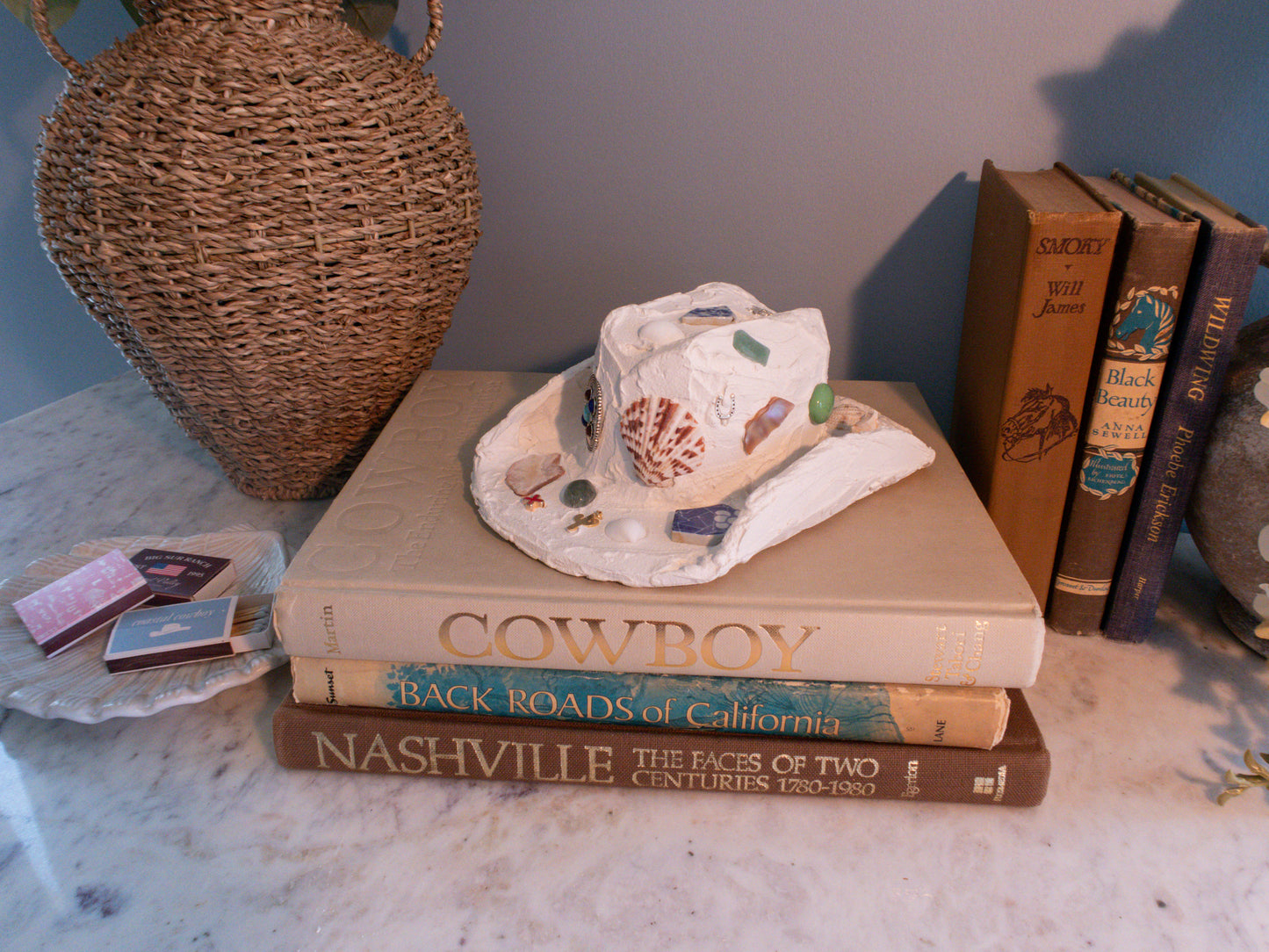Seaside Mornings Mosaic Cowboy Hat