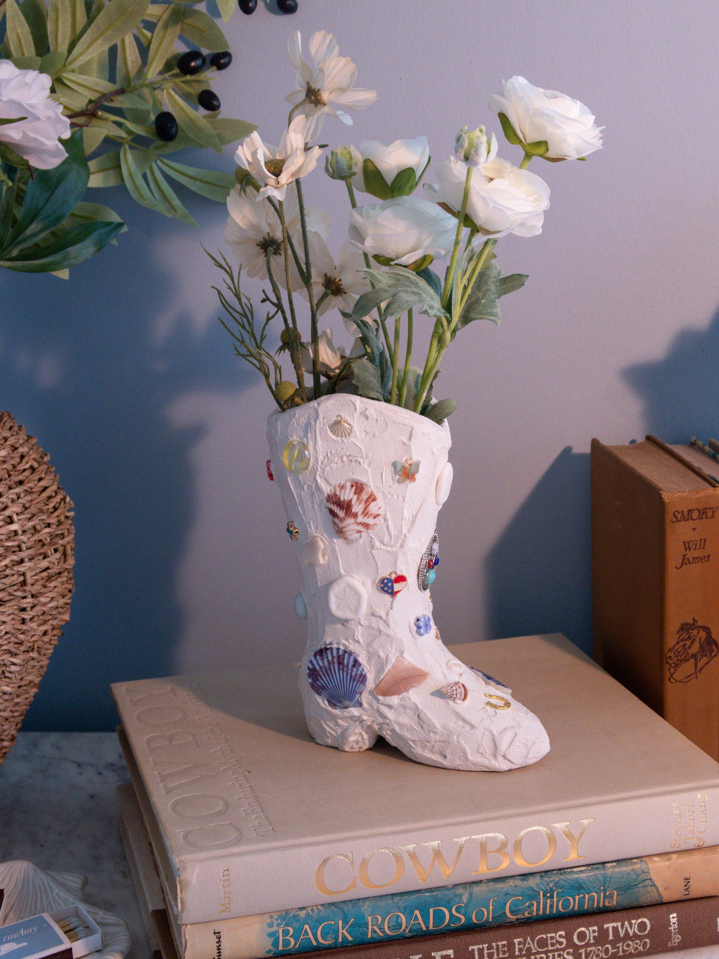 Summer Dreams Cowboy Boot Vase