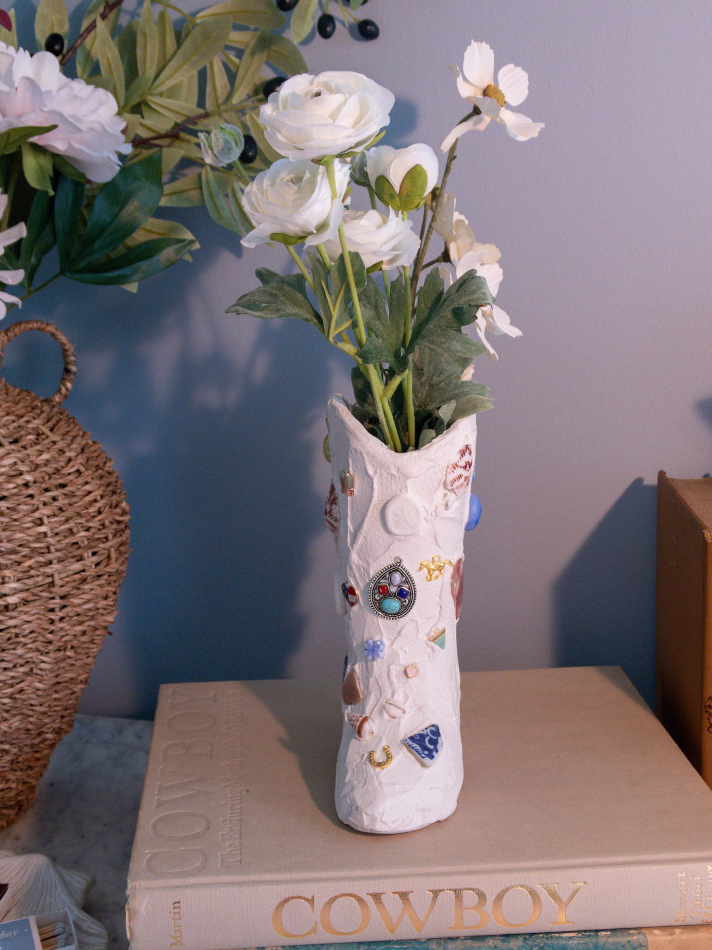 Summer Dreams Cowboy Boot Vase